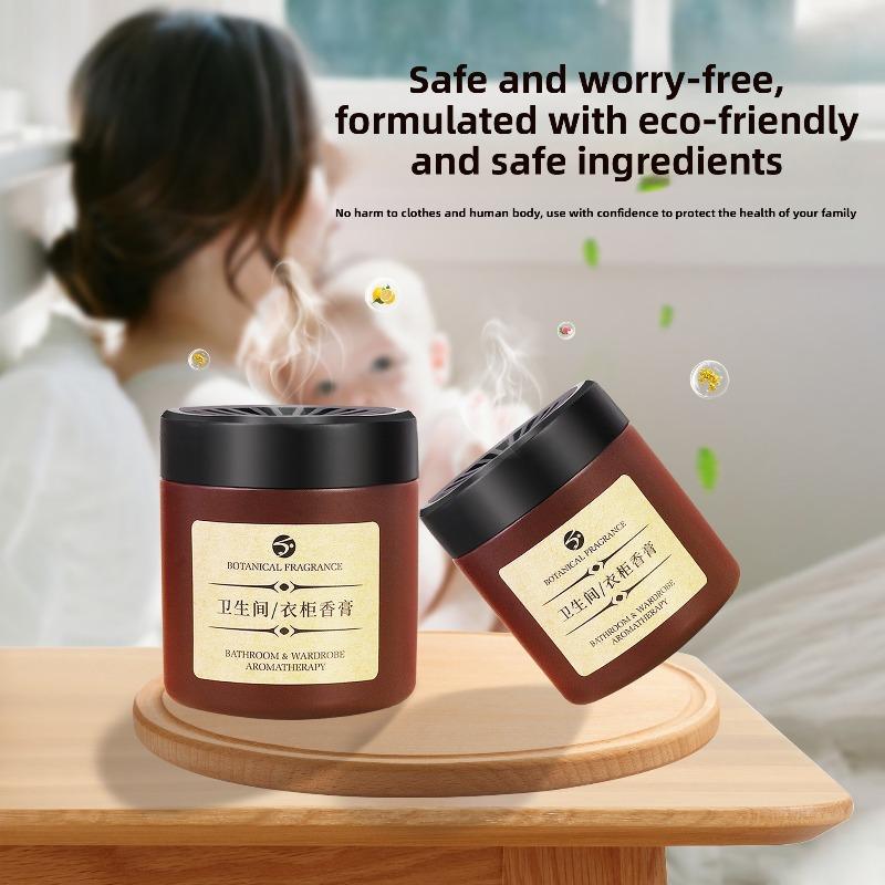 Aromatherapie für Zuhause, Festes Deodorant für Innenräume, Toilettendeodorierung, Schrankduft, Leichter Duft, Auto-Salbe
