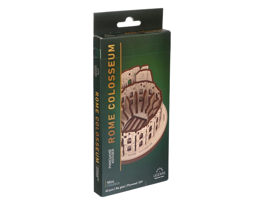 UGEARS Roman Colosseum 3D Puzzle for Adults - Model Building Kit, Wooden Puzzle Hobby for Men - 3D Puzzles for Adults - Wooden Model Kit
