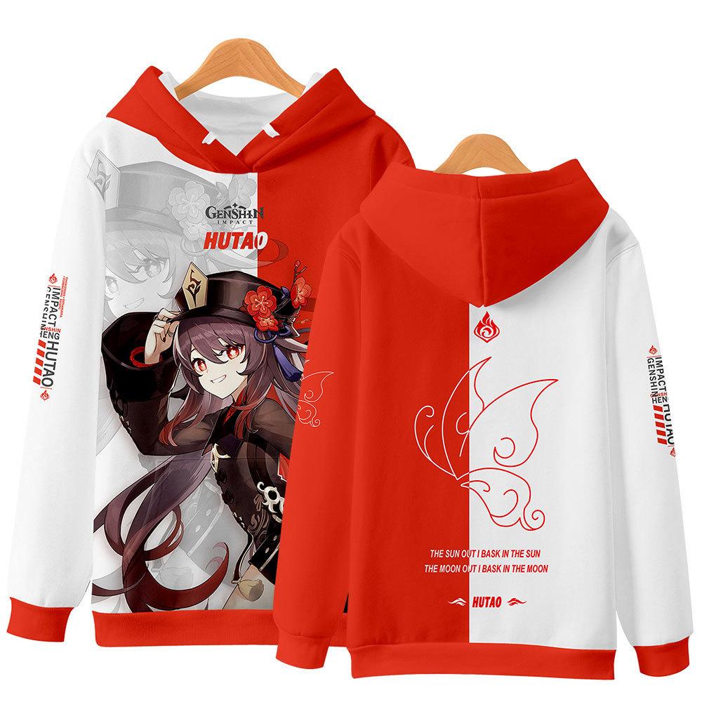 

Оригинальный свободный мужской и женский свитер с капюшоном с принтом God Fashion XXXL