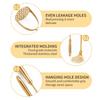 1pcs Stainless Steel Potato Masher Manual Food Crusher Smooth Garlic Presser Pumpkin Ricer Kitchen Gadgets Household Utensils