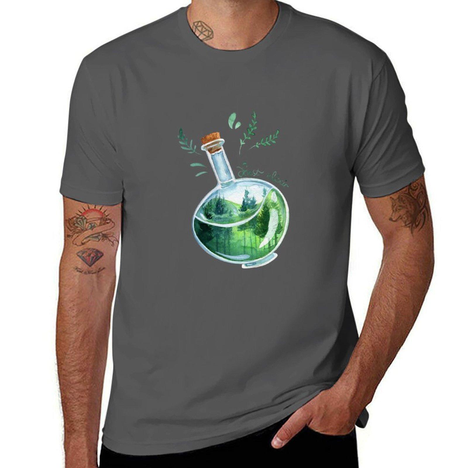 

Forest Elixir TShirt Simple Trendy Casual TShirt 4XL