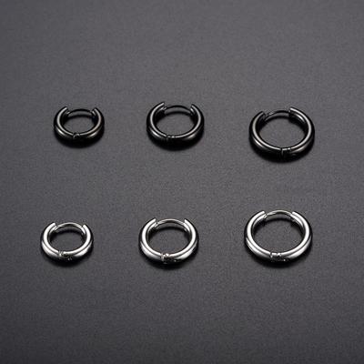 Neutral and Indifferent Japanese and Korean Titanium Steel Earrings Earrings Trendy Mens Korean Version Ear Clips