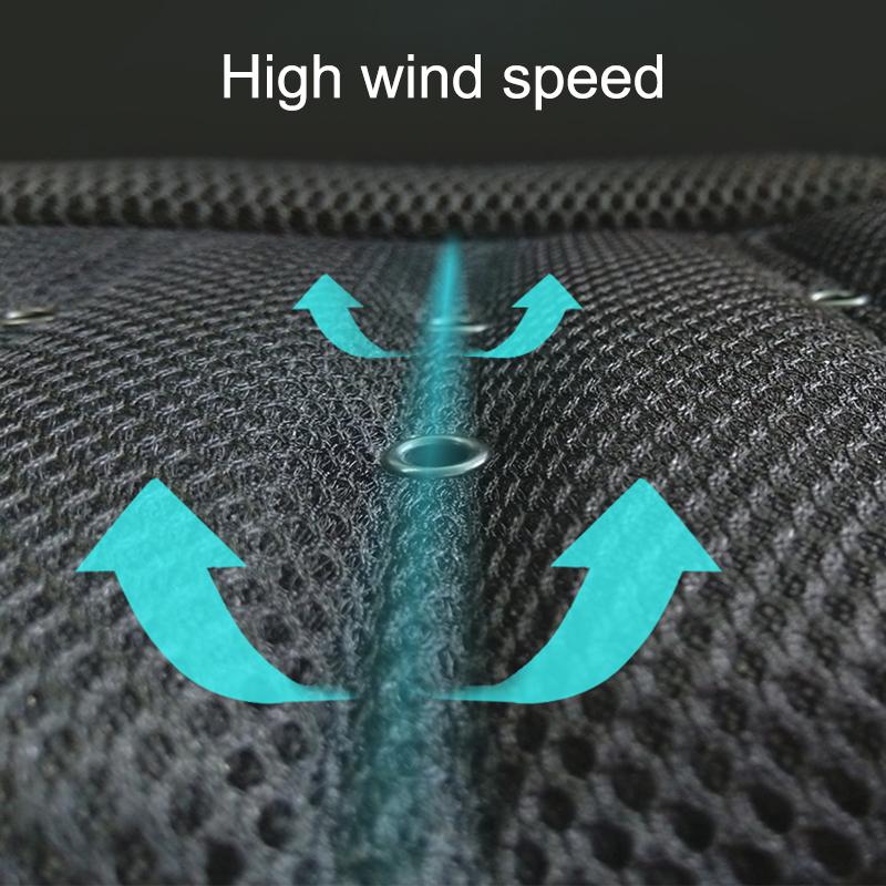 12V Car Summer Cool Air Single Seat Cushion with Massage Car Seat Cooling Mat Auto Interior Accessories