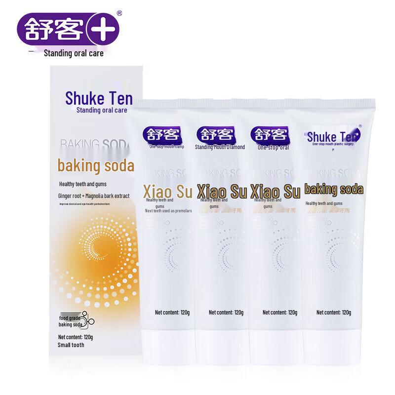

Shuke Baking Soda Toothpaste 4-Pack
