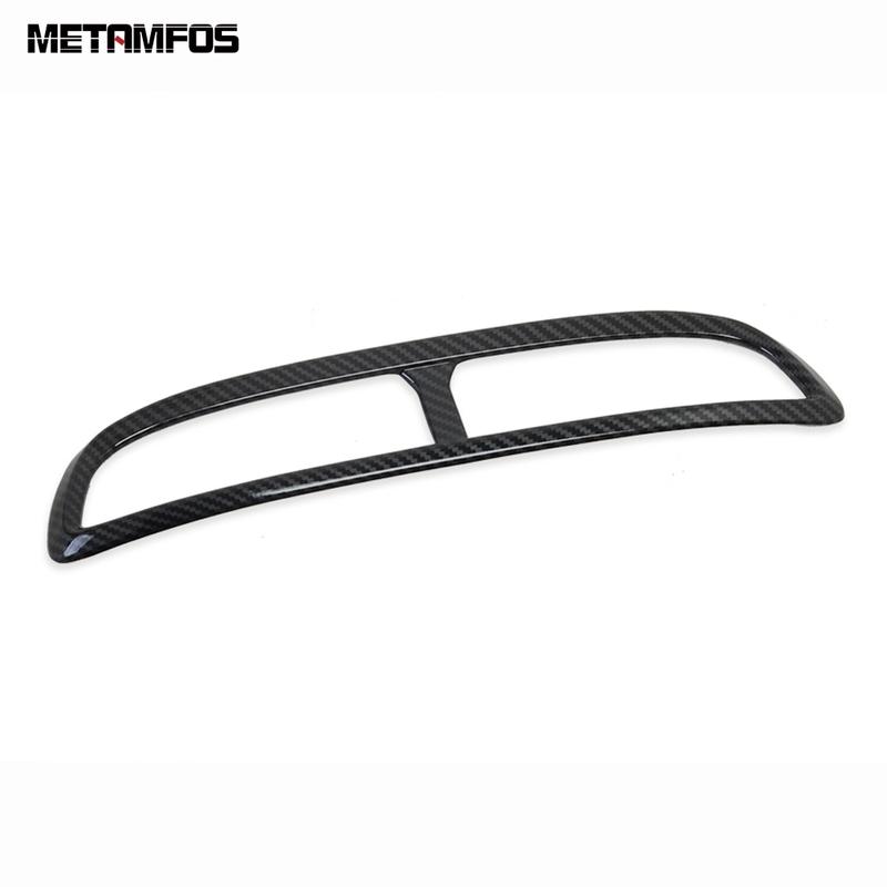 Center Console Air Condition AC Vent Outlet Cover Trim Sticker For Hyundai Tucson   Carbon Fiber Interior Accessories