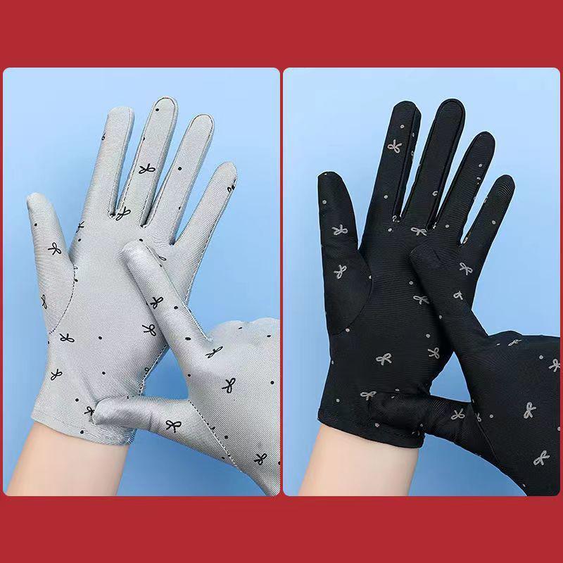 Damen Fahrhandschuhe Sonnenschutzhandschuhe Damen Sommer Atmungsaktive Elastische Sonnenschutzhandschuhe für Dame Mädchen