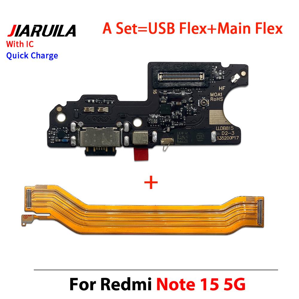 11Pcs, Fast Charger Main Charging Port Board For Xiaomi Redmi Note 11 Pro Plus Note 11 Pro Motherboard Connect USB Dock Flex