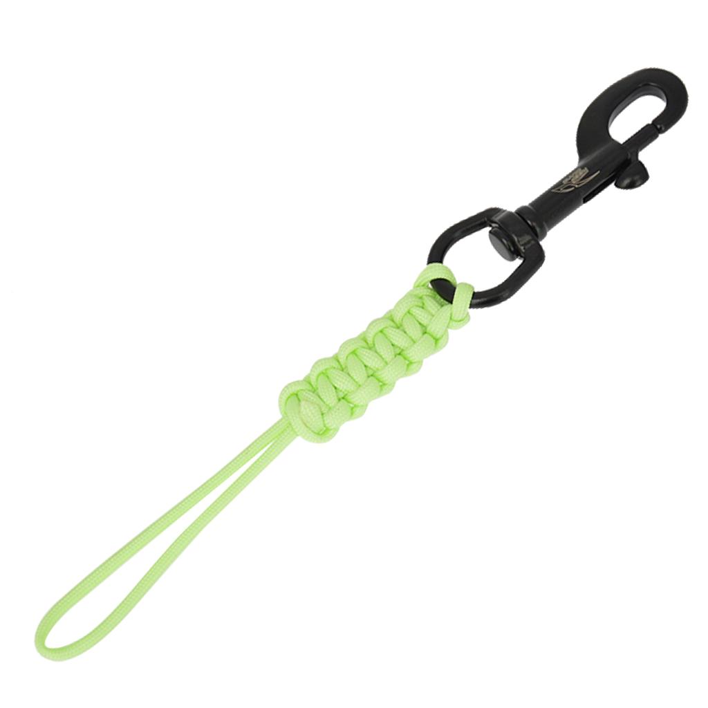 Scuba Diving Swival Bolt Snap Hook Marine Grade 316 Stainless Steel Snap Hook Clip Anti-lost Safe Rope for Diving BCD Equipment