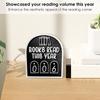Book Read This Year Counter Reading Goal Decor Book Tracker Teacher Writer Counter Sign Reading Plan Management Bookshelf Decor