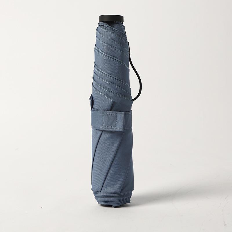 Carbon Fiber Ultra Light Umbrella Folding Portable Manual Pencil Umbrella for Sun Protection Wind Resistance and Rain Resistance