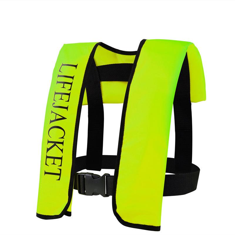 Compact Inflatable Life Jacket for Adults - Professional Marine Buoyancy Vest for Fishing and Summer Water Activities