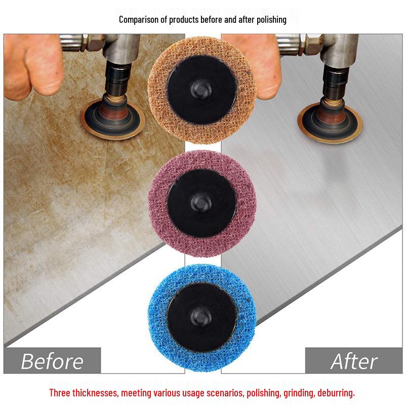 2-inch Torque Sanding Disc Set, 388-Piece Twist Lock Spiral Pads for Rust and Paint Removal