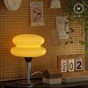 Homlly Mid Century Macaron Glass Table Lamp