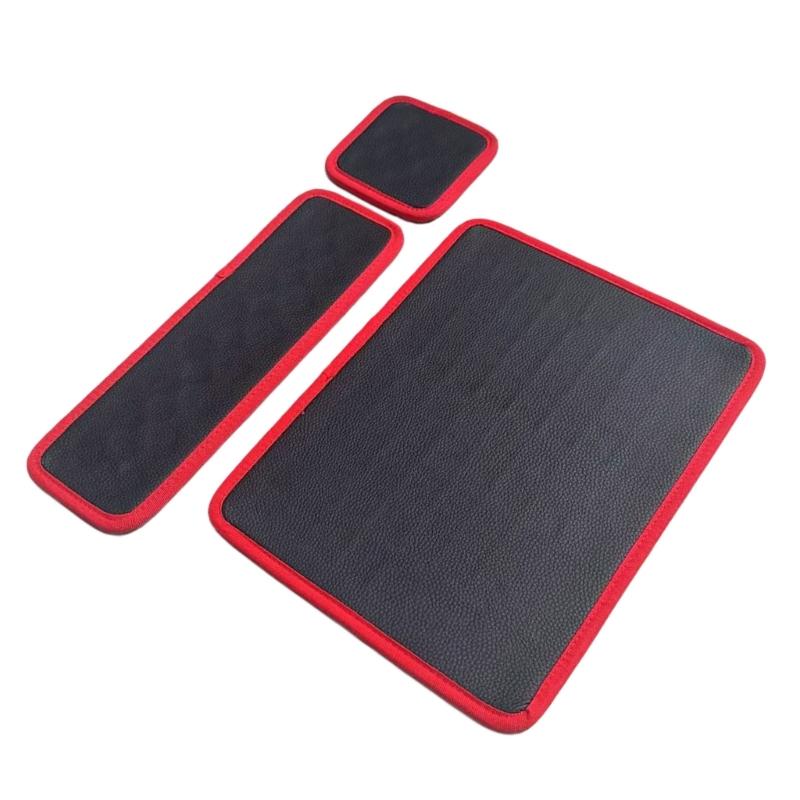 Double Sided Magnetic Leather Screws Wrenches Storage Pad for Efficient Office Organization and Quick Note Taking