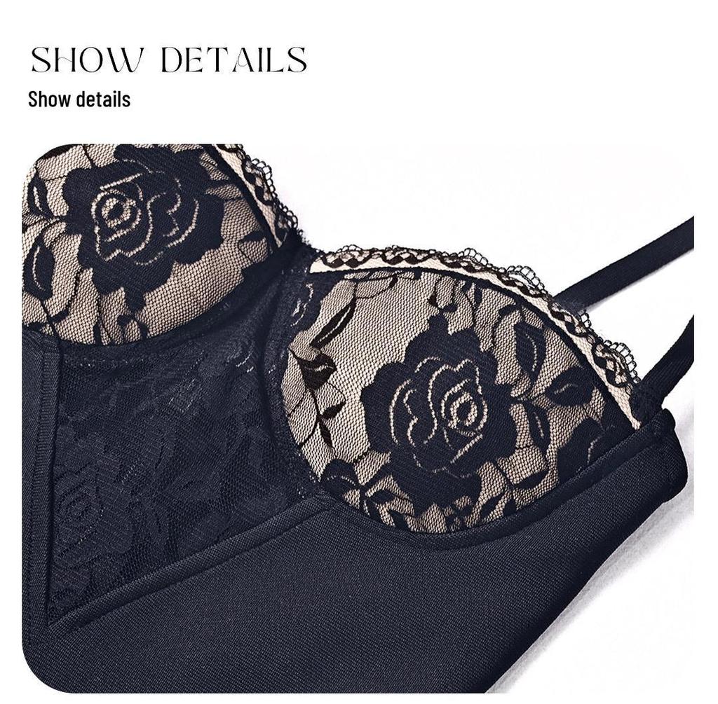 European-American Lace Backless Spaghetti Strap Dress - Sexy Bandage Patchwork Tight-Fit Skirt