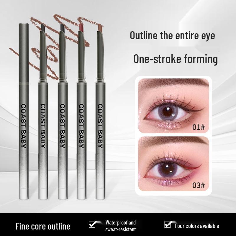 COAST BABY Katana Ultra-Fine Long-lasting Smudge-proof Eyeliner Gel Pen for Fox Eye Makeup.