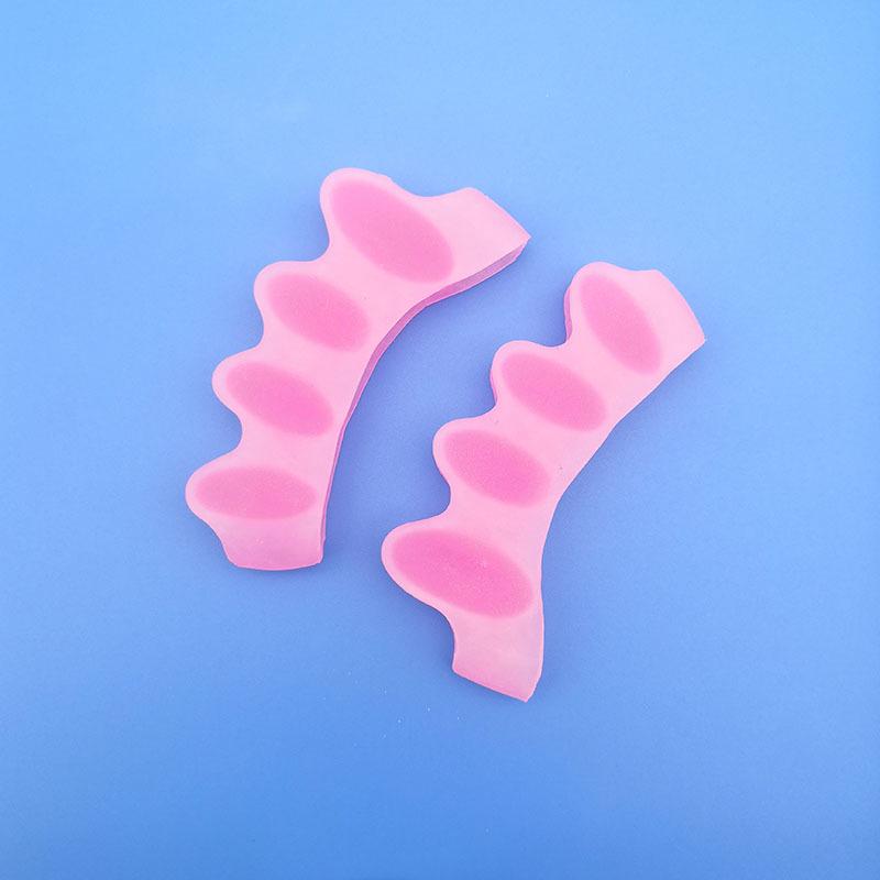 Five-Hole Silicone Toe Separators for Bunion Correction and Overlapping Toe Relief (Day & Night Use)