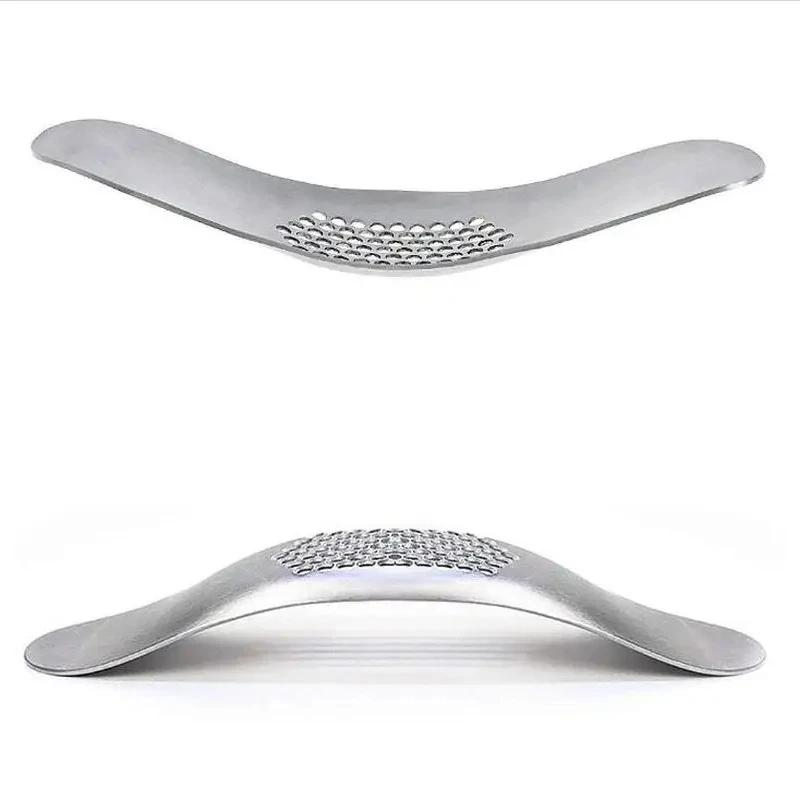 Kitchen Supplies Gadgets Stainless Steel Garlic Press Crusher Multifu Cooking Manual Garlic Mincer Chopping Fruit Vegetable