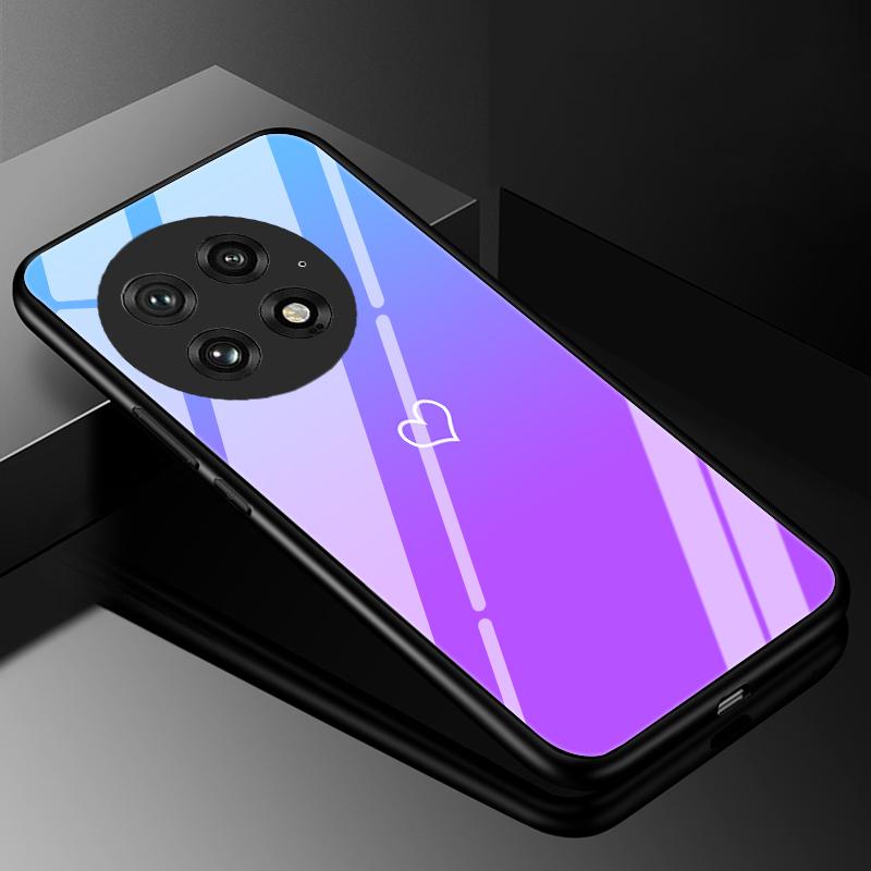 For Oneplus 13 13R Case Cover Tempered Glass Cases for Oneplus Ace 5 Pro Nord 4 13Pro Hard Back Bumper For Oneplus 13R ACE5 PRO