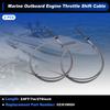 Motoforti 2Pcs 3m 4m 5m 6m 7m Boat Throttle Shift Control Cable Marine Outboard Remote Cable for Mercury MerCruiser