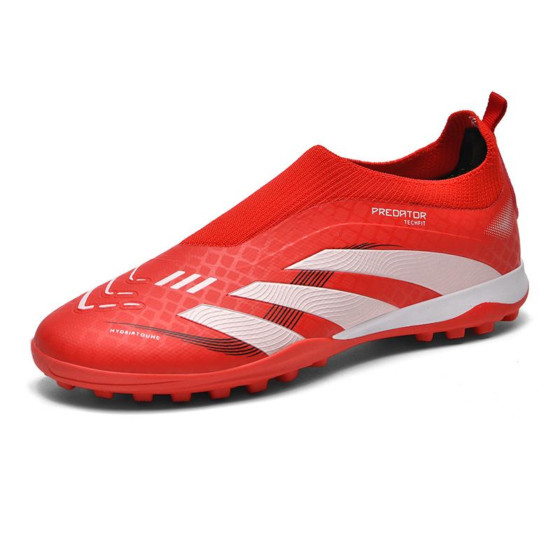 

Цзиньцзянские молодежные бутсы без шнурков с шипами, сломанный ноготь, футбольные бутсы, студенческие уличные кроссовки для травы, профессиональные игровые тренировочные бутсы 45