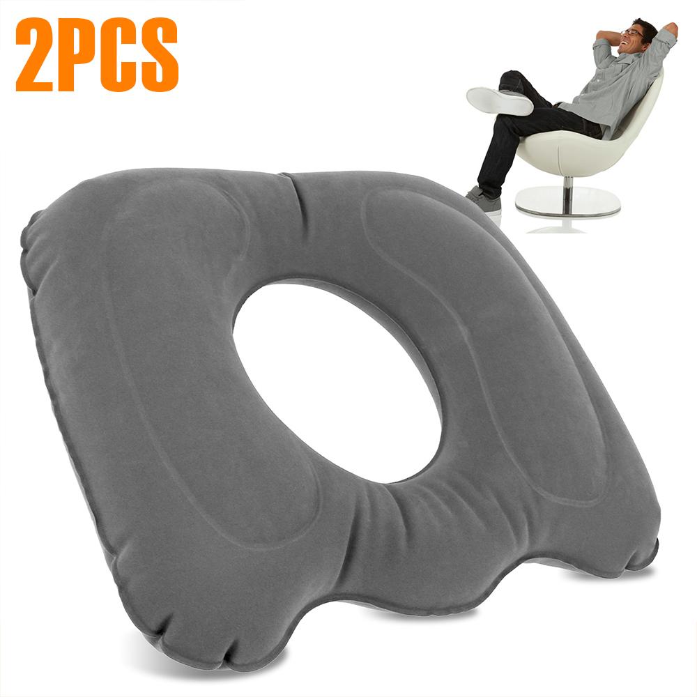 Inflatable Donut Seat Cushion Adjustable Inflatable Donut Pillow Pain Long Sitting Relief Practical Leakproof Chair Seat Cushion