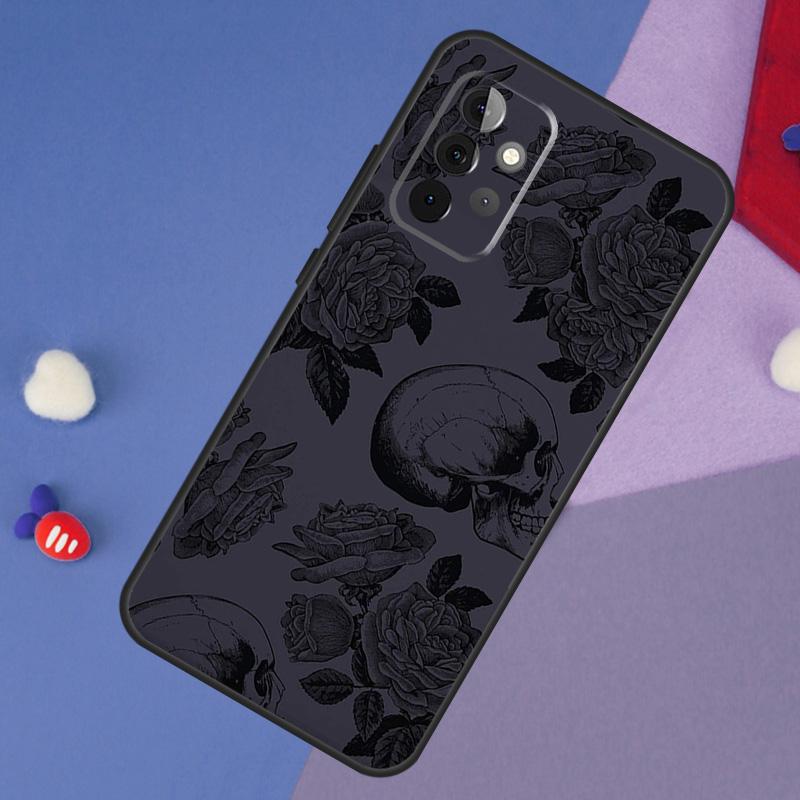 Skull Gothic Creepy Pastel Goth Case For Samsung Galaxy A15 A54 A34 A14 A13 A53 A16 A26 A36 A56 A12 A22 A32 A52 A06 A35 A55