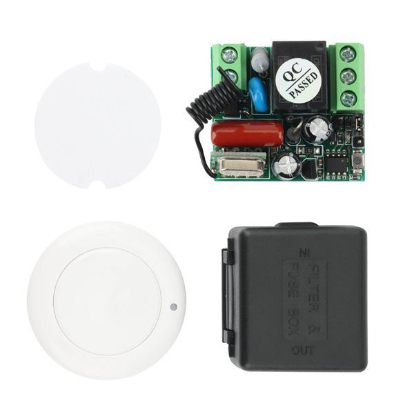 220V Remote Control Switch with NO/COM/NC Output and Learning Code