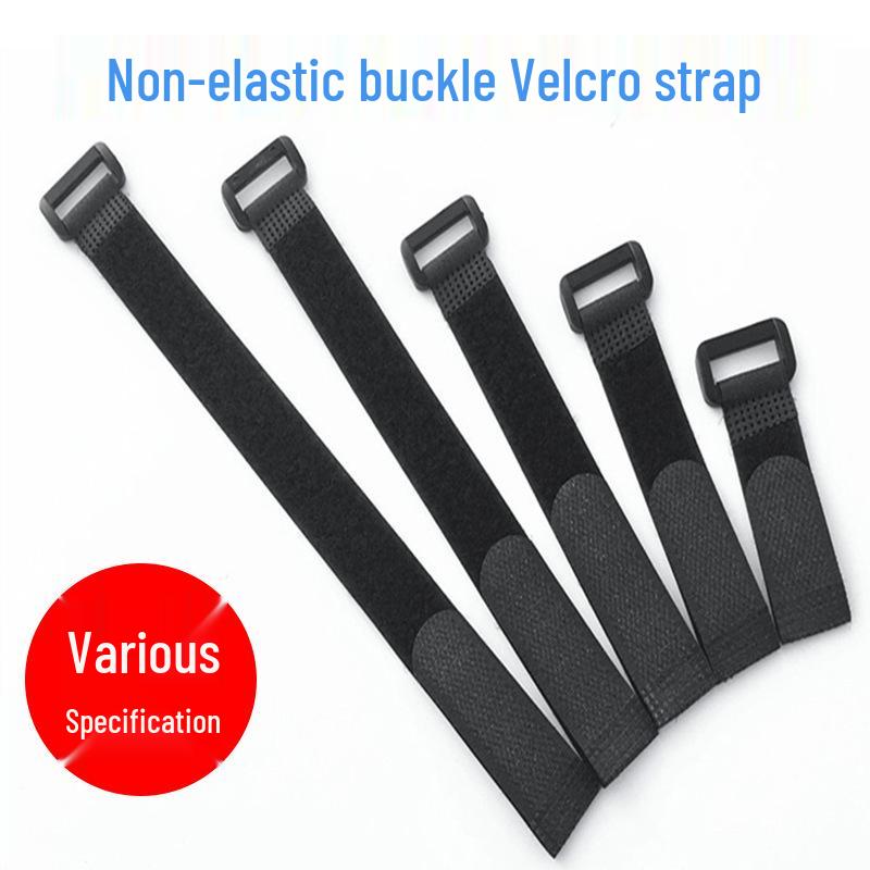 Buckle Hook & Loop Straps: Non-Elastic Multi-Functional Ties for Bicycle, Data Cable, and Storage Solutions