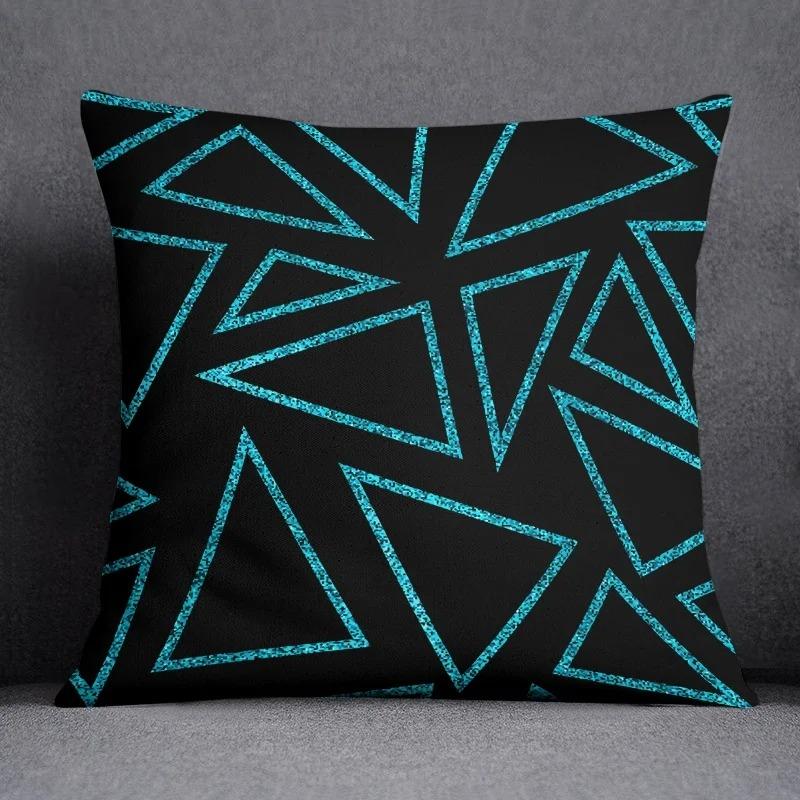 Geometric Irregular Pattern Decorative Pillowcase Office Living Room Home Pillowcase Car Ornaments