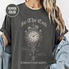 Vintage Clock, Dark Botanical, Gothic Shirt, Dark Aesthetic, Unisex Tee Gift, Comfort Colors Tee, Nu Metal, Rock Clothing