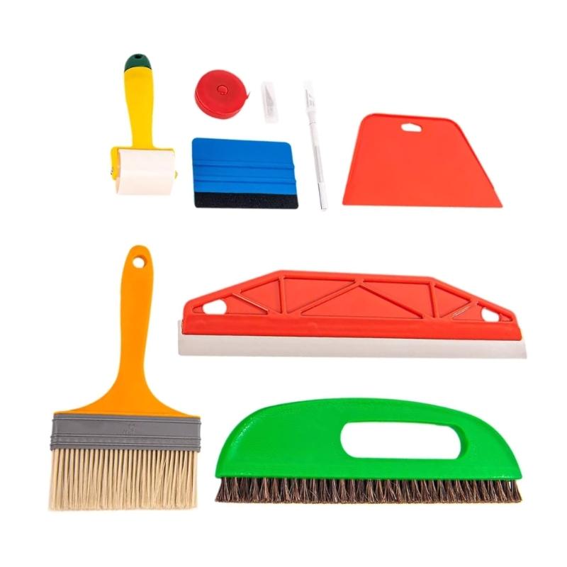 Wallpaper Smoothing Tool Multifunction Smoothing Tool Set for Peeling and Stick Backsplash Tiles Contact Paper Vinyls
