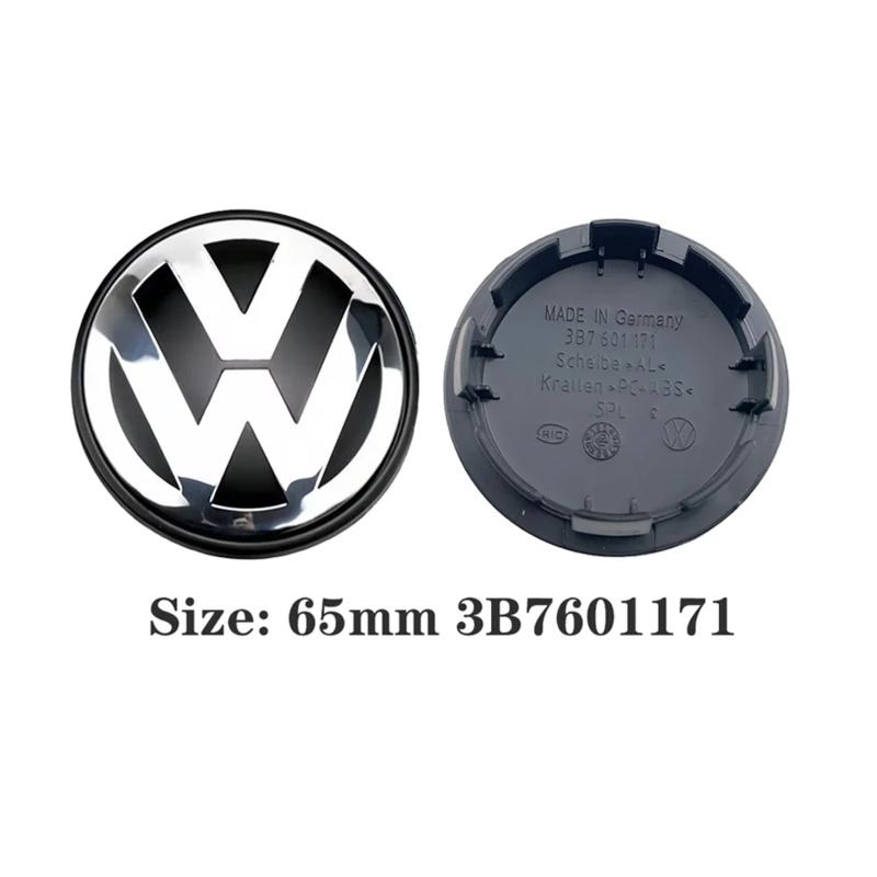 HIJK1 4pcs 55mm 56mm 65mm 70mm Car Wheel Center Caps Hubcap Cover for VW Volkswagen Jetta MK5 Golf Passat styling 3B7601171 1J0601171