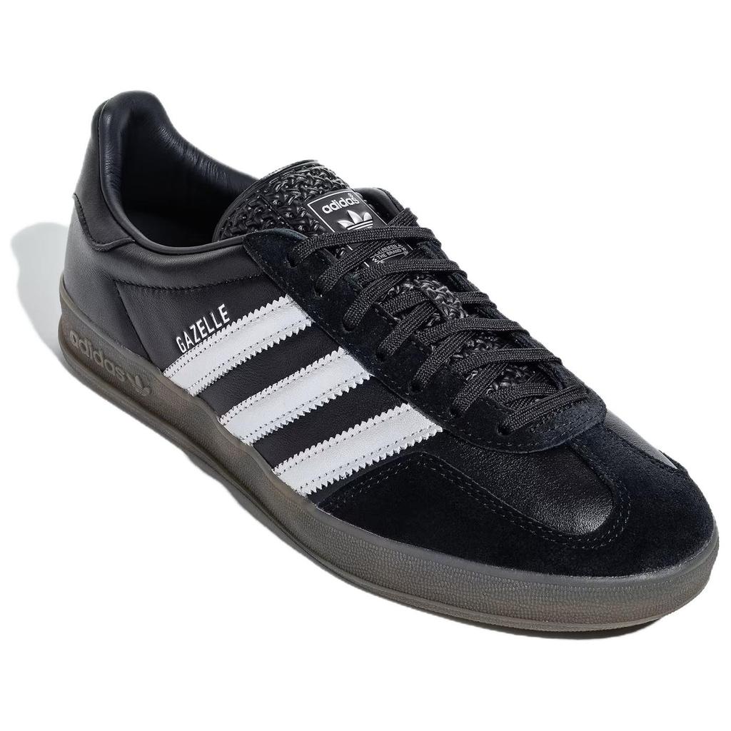 Adidas Gazelle Indoor 'Black Matte Silver Gum' JH8837
