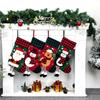 Snowman Hanging Christmas Gift Bag Penguin Fireplace Christmas Stocking  Christmas