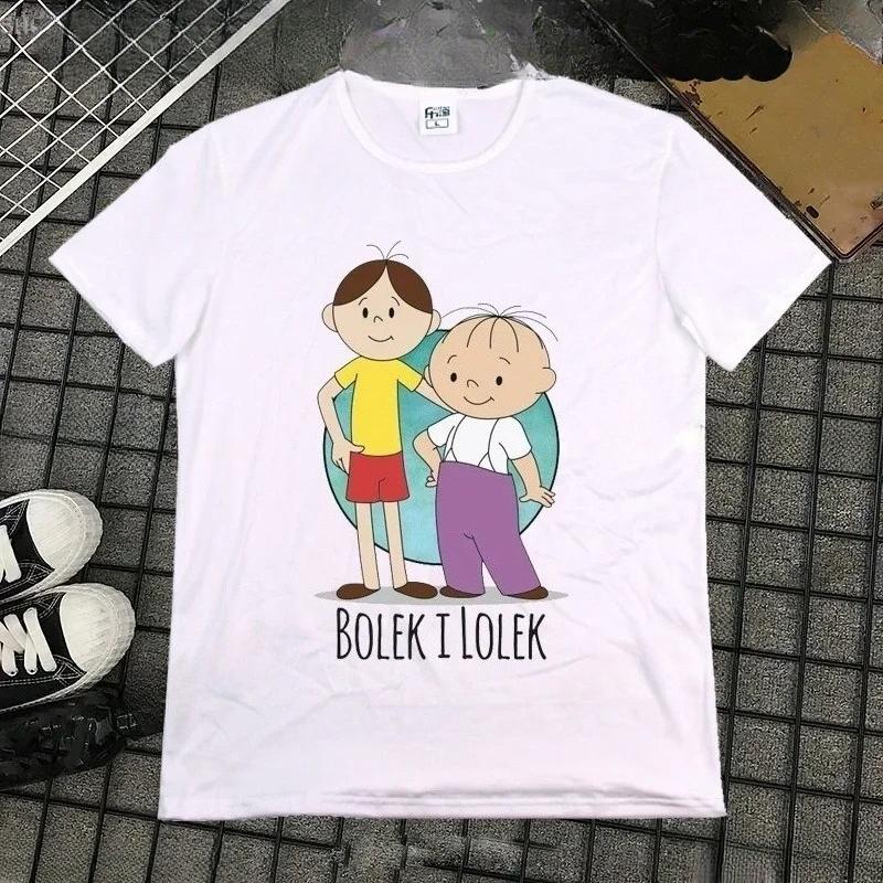 

2025 Bolek I Lolek Poland Koszulka Smieszna Polish Men s Novelty T-Shirt Women Casual Polska Bajki Prl Prezent 4XL