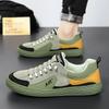 Men Shoes Flat Bottomed Casual Sports Shoes Slip-on Skateboard Board Shoes Walking Travel Leisure Running Sneakers
