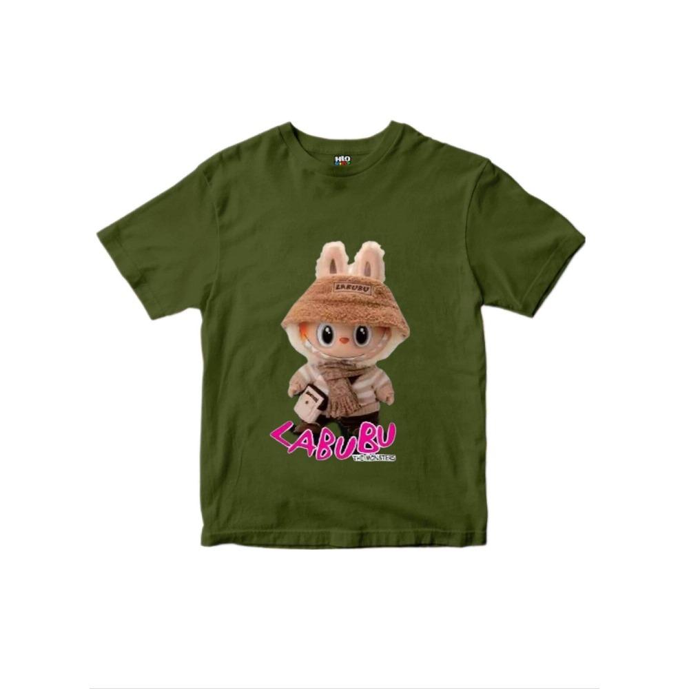 Unisex short-sleeved labubu printed T-shirt casual fashion top