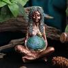 Mother Earth Statue Resin Art Gaia Goddess Sculpture for Mother Day Gift Home Decor