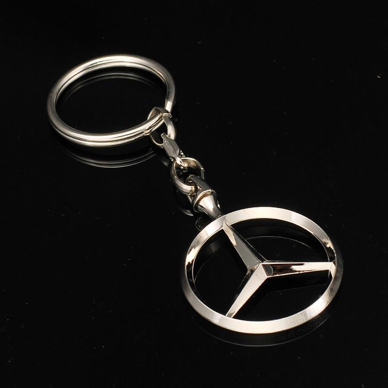 

GLC GLB 1 шт. Брелок с логотипом автомобиля Металлический брелок Аксессуары для ключей Для Mercedes Benz AMG Smart W205 C300 W203 W206 W108 W124 W126 W14 серебряный
