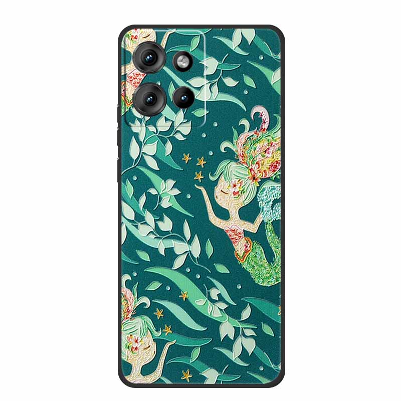 3D Emboss Case For Motorola Edge 50 Neo S50 G75 G15 Power Edge 60 Stylus Fusion Phone Case Shockproof Silicone Soft Back Cover