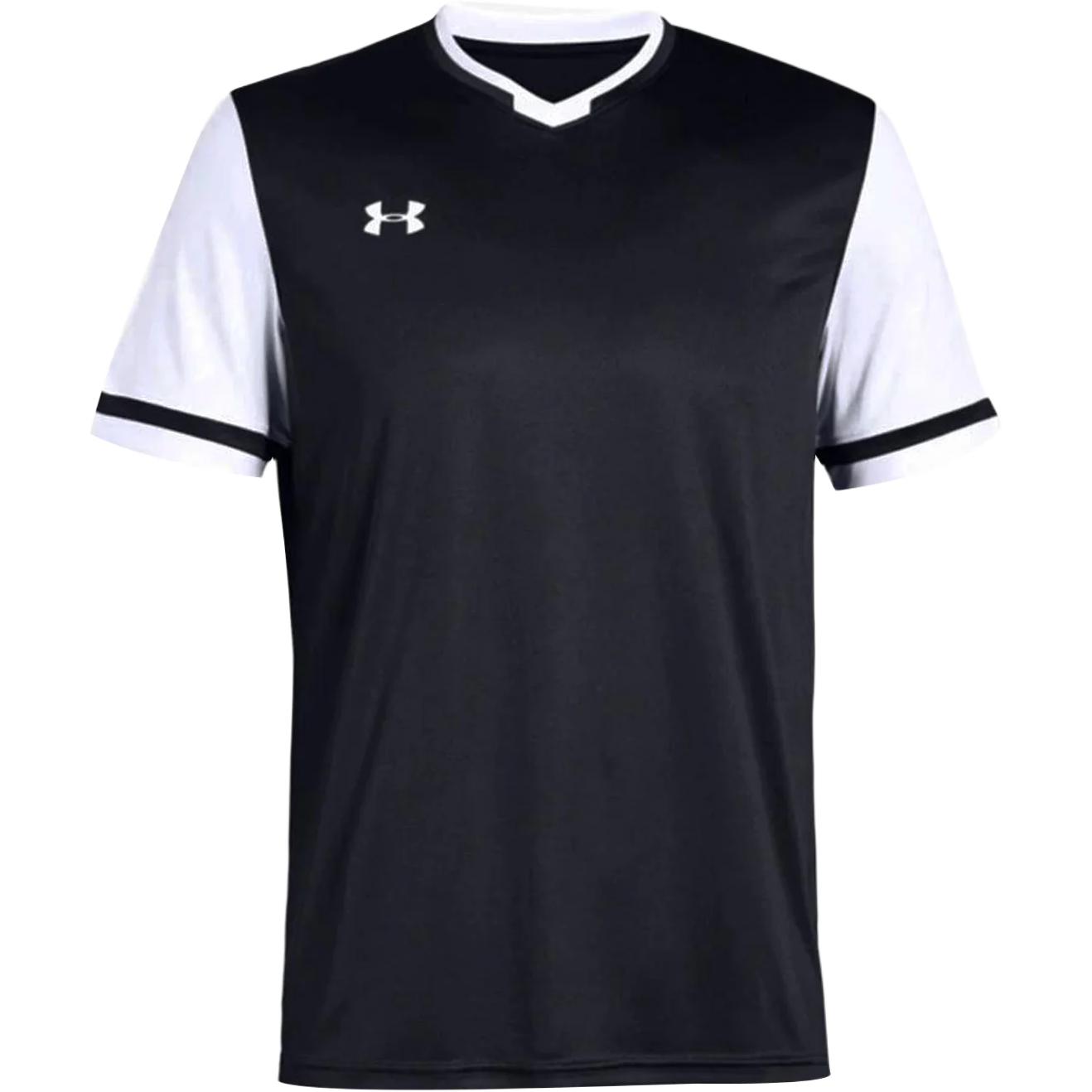 Under Armour Maquina 2.0 Color Blocked Slim Fit Moisture Wicking Short Sleeve Soccer Jersey Men tops 1328131-001 S