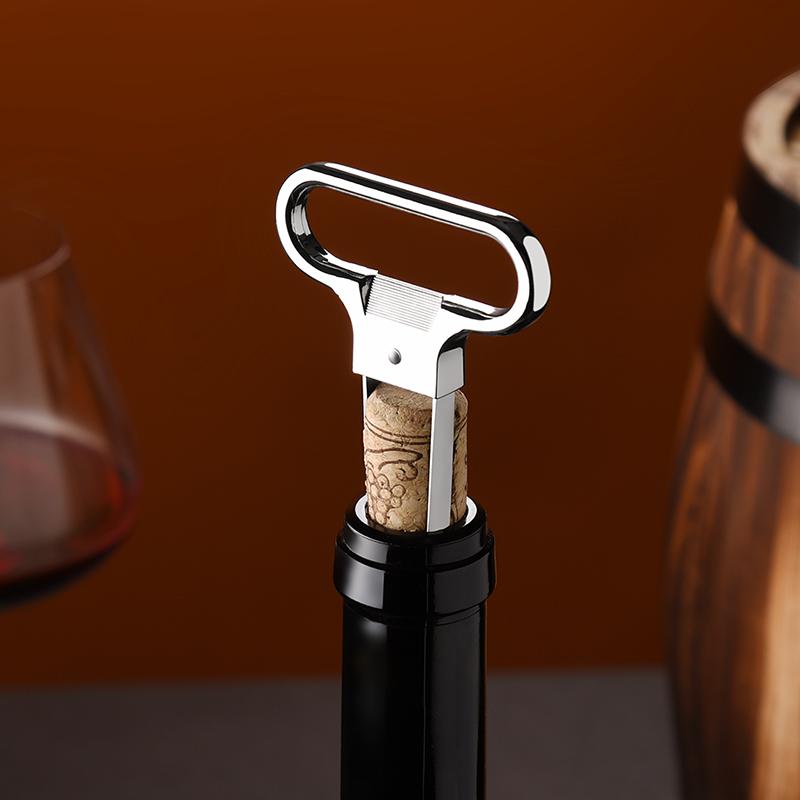 Wine Bottle Opener Metal Two-prong Cork Puller Old Red Wine Champagne Opener Wine Cork Puller Portable Home Hotel Bar Tools