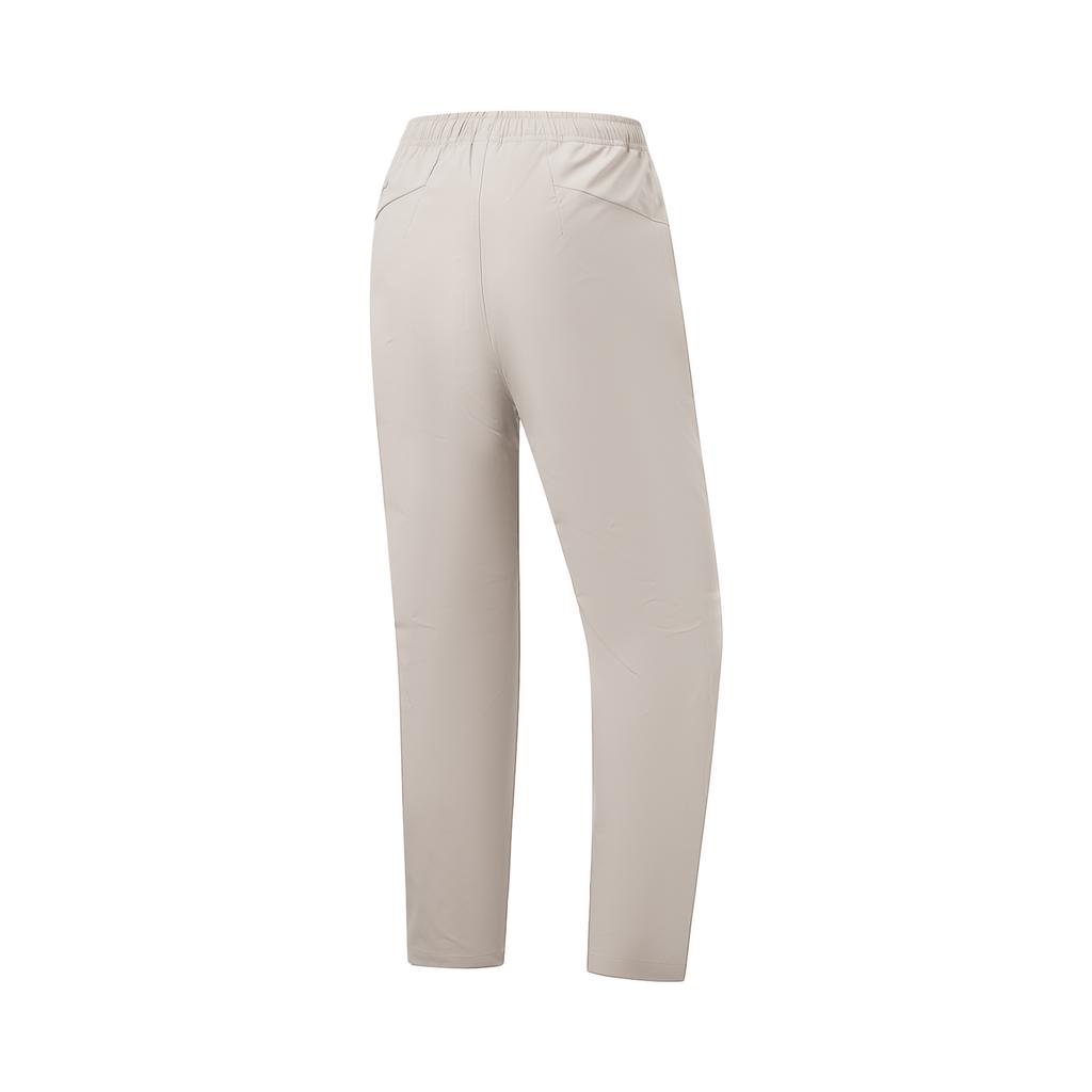 Li Ning Glory Gold Standard Series Solid Color Soft Simple Versatile Sports Long Pants Women bottoms AYKW838-1