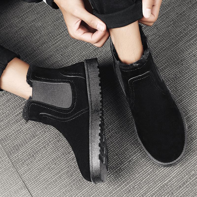Fashion Winter Snow Boots Men Ug Boots Women Snow Shoes Sneakers High-top Shoes Male Llightweight Snow Furry Warmth Sneakers Men Women