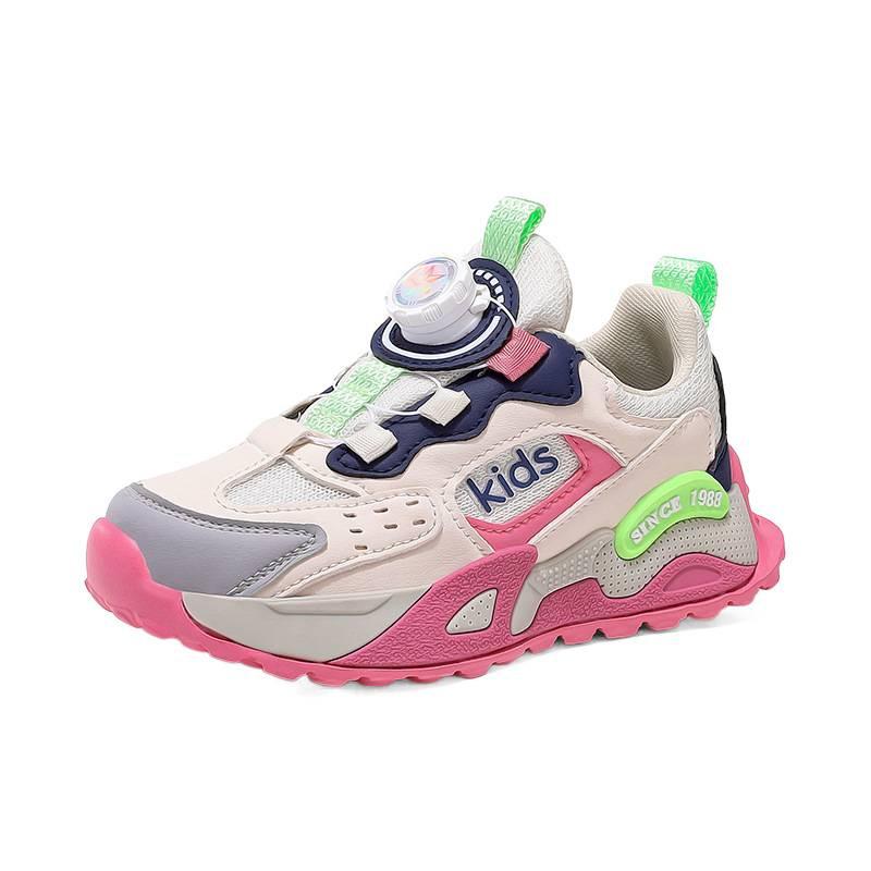 Boys Sports Shoes Girls Shoes 2025 Spring and Autumn Middle School Boys Students Lightweight Mesh Dad Shoes Campus Leisure