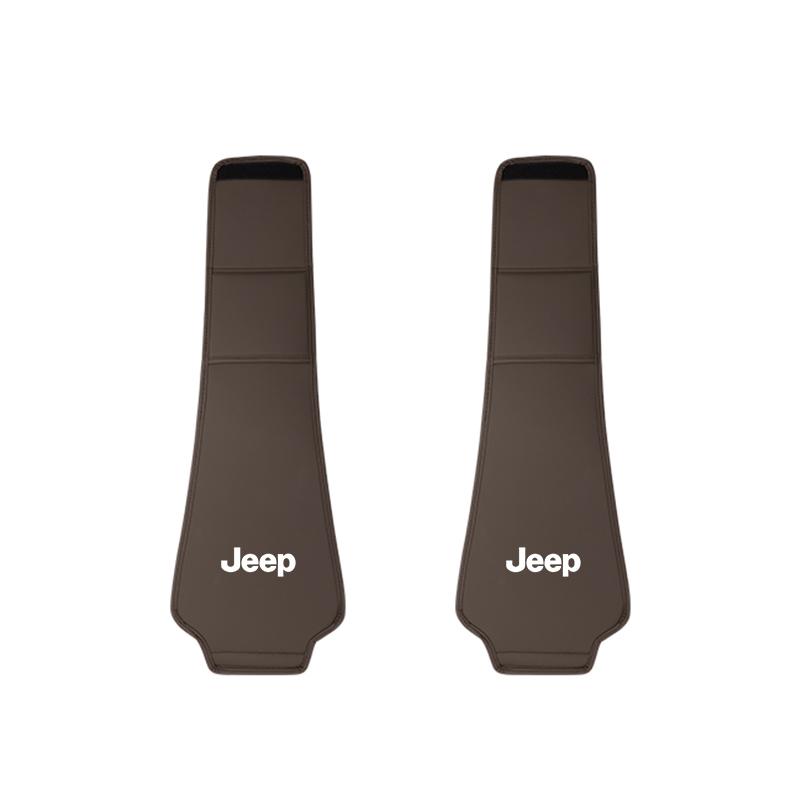 CYHHKS1 Leather Car Pillowcase Car Supplies Headrest Cover For Jeep Renegade Wagoneer Avenger Recon Wrangler JK Gladiator Compass Grand