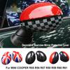 BGC1 2PCS Car Rear View Mirror Covers Automatic/Manual Folding For Mini Cooper R55 R56 R57 R58 R59 R61 Paceman For R60 Countryman