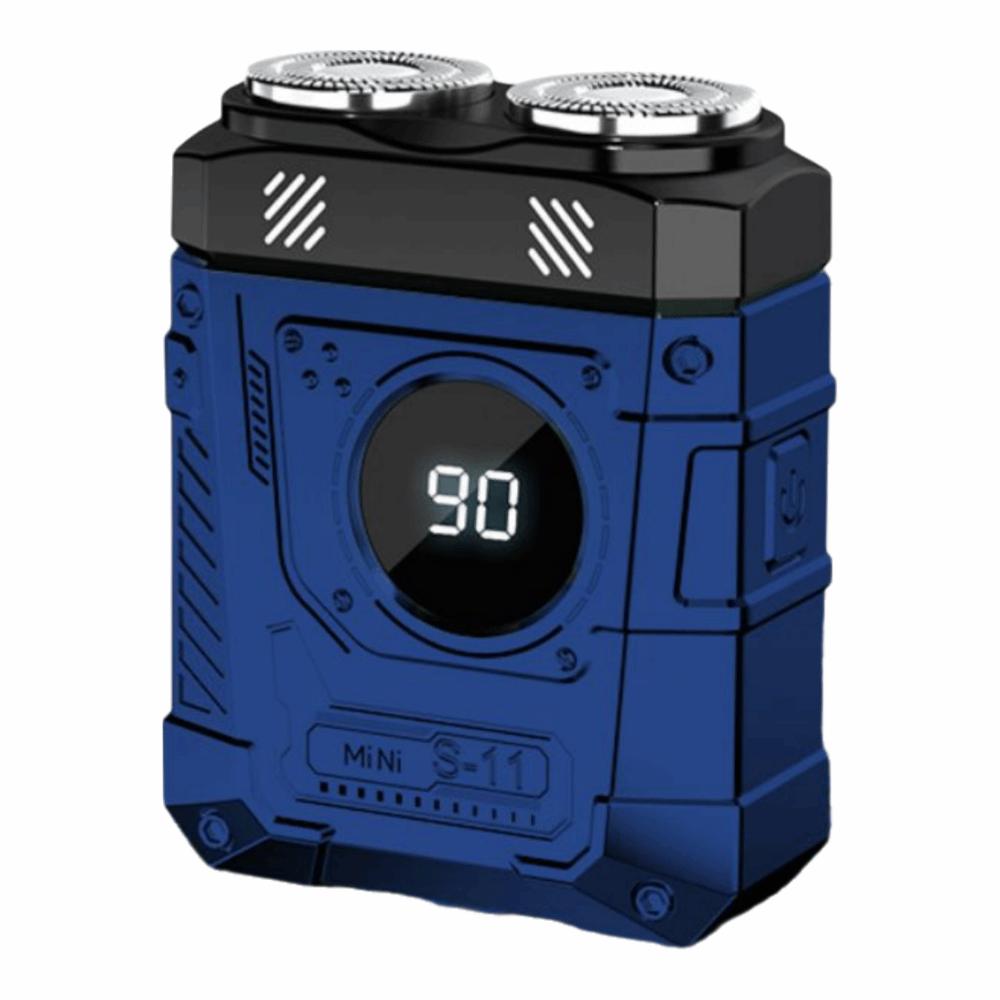 Portable Electric Shaver Waterproof Mini Shaver Mecha Punk Style Beard Razor Men