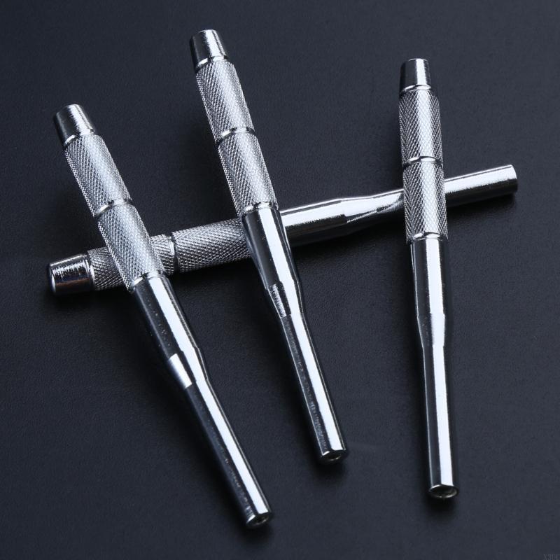4pcs/set Stainless Steel Multi Size Hollow End Roll Pin Tool Starter Kits X3UC